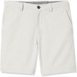 Amazon Essentials Men’s Slim Fit 7” Inseam Stretch Golf Shorts Silver 31W New